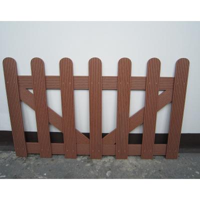 China Easily Assembled China factory director designer garden house privacy zone WPC fence panels wooden waterproof fencing for sale