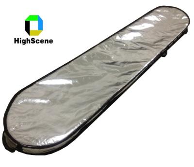 China OEM Aluminum UV Reflective PE Tarpaulin OEM Silver Aluminum UV Reflective Tarp Surfboard Bag Surfboard Bag Longboard Cover for sale