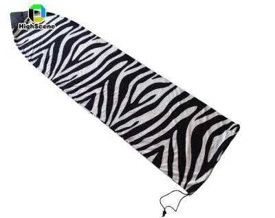 China Acrylic Yarn Customize Zebra Pattern Surfboard Sock Surfboard Cover for sale