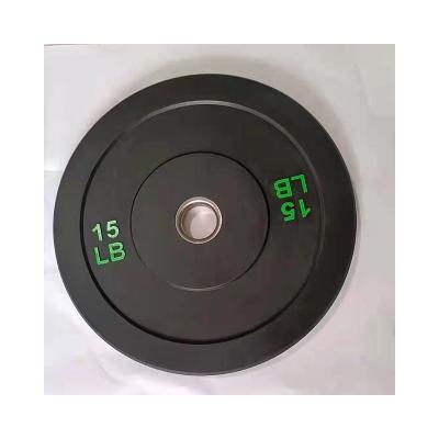 China High Quality Immobilization Fitness Weight Plate Rubber Black Fixed Home Gym Strength Training Barbell Dish for sale