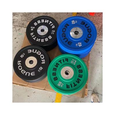 China Good Quality Home Fitness Strength Training Plate Colored Rubber Immobilization Plate Rubber Barbell Dish for sale