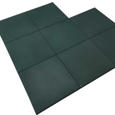 China Latest High Quality Rubber +EPDM Mat Flooring 15MM Customizable Anti-Slip Rubber Flooring For Gym Club for sale