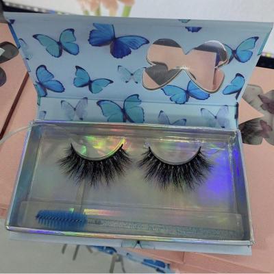 China Criss-Cross Customized Strip 100% Hand Made 25MM Mink Long Eyelash Full 3D Mink Eyelashes for sale