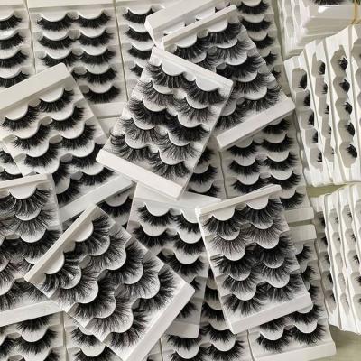 China Hot Sale Crisscross 5d Sell Mink Eyelash 25mm Eyelash Wholesalers Private Label Fluffy Mink for sale