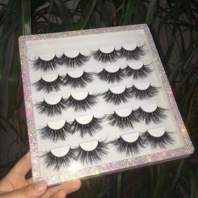 China Criss-Cross Customized Strip 100% Hand Made 15mm Mink Long Eyelash Full 3D Mink Eyelashes for sale