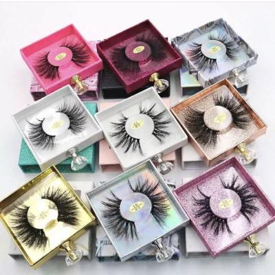 China Manufacturer Criss Cross Band Lash Strips 5D 15mm Mink Eyelashes Personal Brand False Eyelashes Box for sale