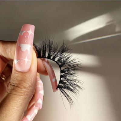 China Best Selling 3D Faux Mink Eyelashes Wholesale Vendor Private Label Tapered Fake Mink Eyelashes With Custom Package for sale