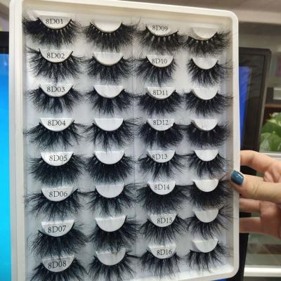 China Wholesale Fake Mink Lashes Private Label Dramatic 3D Tapered Fake Mink Eyelashes for sale