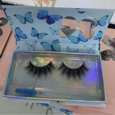 China Fake 3D Mink Eyelashes With Soft Packaging Mink Eyelash Supplies Wholesale 15mm Tapered Thin Tape Fake Free Sample for sale