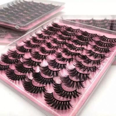 China New product version thick eyelash paper box seller customized folded paper eyelash packaging box wick boxes for sale