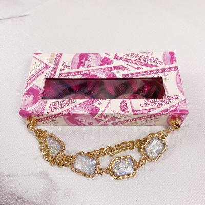 China Private label thick custom gray eyelash boxes new product version new product eyelash paper marble paper box for sale