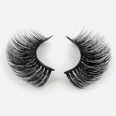 China Wispies 3D 4D 5D False Eyelashes Seller Customized Boxes Silk Lashes Natural Effect Wispies Styles for sale