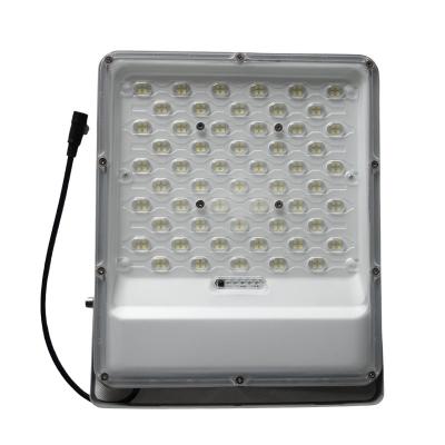 China Kuzhen 50-200W Garden Floodlight 3.2V 24000MAH LIFEPO4 Solar Flood Light For Outdoor Lighting for sale