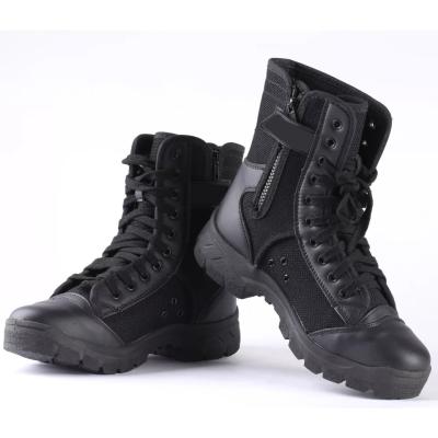 Cina Mens Military Shoes Mens Military Army Shoes Comfortable Police Shoes Black With All Size in vendita