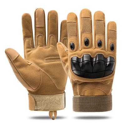 China Non-slip Knife Cutting Hardshell Full Finger Cutting Knife Reusing Gloves Non-Slip Tactical Gloves Outdoor Training For Male And Female for sale