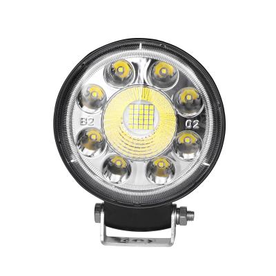 China Truck/Car/Excavator/Motorcycle/Train/Bus Manufacturer Direct Sales 28W 4Inch Wide Flood 5500K And So On Off Road Waterproof Led Working Light for sale