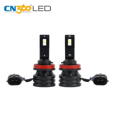 China -40Â ° C~+85Â ° New Arrival C fan design DC9V-32V h11 h7 h8 hb3 hb4 mini motorcycle led headlight bulb for sale