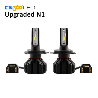 China Hot Quality N1 S2 Seoul CSP Ip67 chip car led headlight bulbs, h4 led bulb universal wholesale for sale