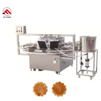 China food & Beverage factory oblea machinery wafer cookie maker equipment commercial electric pizzelle cookie maker machine for sale