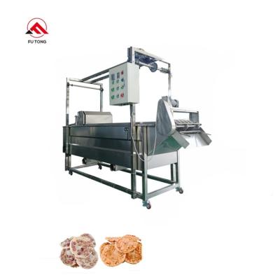 China food & Factory Beverage Small Fried Soybean Peanut Pancake Machinery Rempeyek stainless steel maker machine for sale