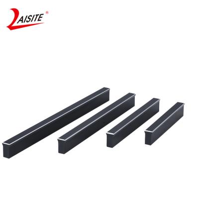 China Modern Black Furniture Handles Aluminum / Aluminum Sideboard Handle / Full Aluminum Door Handles for sale