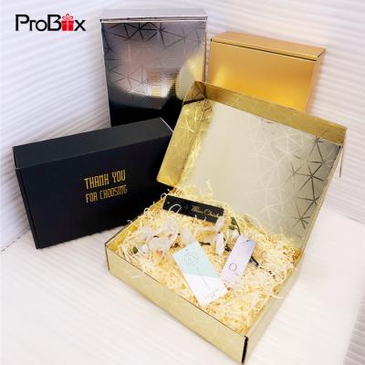 China Recycled Materials Wholesale Shipping Custom Corrugated Cardboard Ad Clothing Packaging For Dress Cloth T-shirt Costume Ad Gift Box for sale