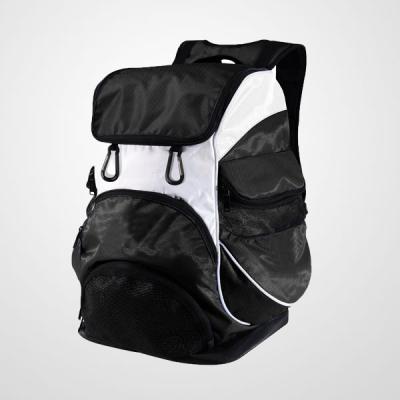 China Old classic waterproof sports team backpack with two large compartments for wet and dry gear storage for sale