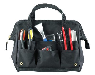 China Durable Portable Daily Use Household Tool Kit With Large Capacity Electrician Tool Kits Canvas Tote Bag Tool Bag for sale