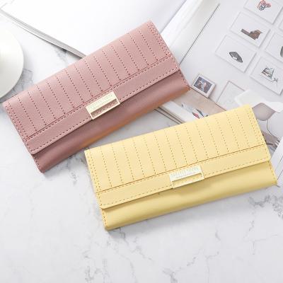 China Latest Fashion Women Leather Wallets Holder Credit Card PU Ladies Pinch Ladies Leather Wallet For Women for sale