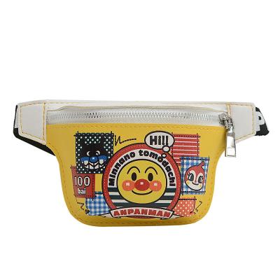 China 2021 Colorful Comic Girls Anti-theft Fanny Pack Waist Bags Waterproof Fashion Cartoon PU Trunk Bag Women for sale