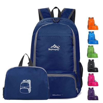 China Fashion Nylon Waterproof Ultra Light Foldable Outdoor Backpack To Enhance Travel for sale