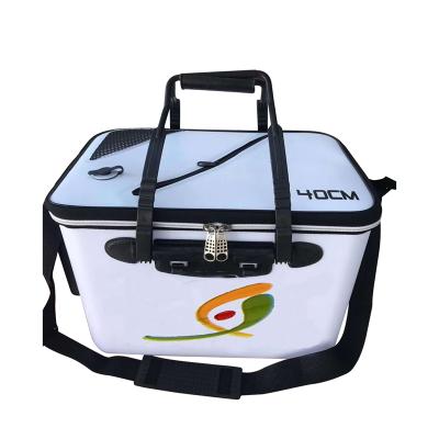 China Factory Price Professional Waterproof EVA Cloth Fishing Tackle Case Bag Outdoor Fishing Tackle Backpack for sale