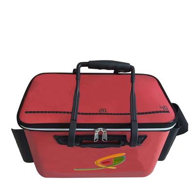 China EVA Tackle Bag Fishing Tackle Storage with Shoulder Handle and Carry Options Outdoor Waterproof Fishing Tackle Pack for sale