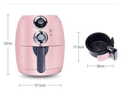 China Body Outdoor One Piece Shell Air Fryer Pot Home Kitchen Cooking Machine for sale