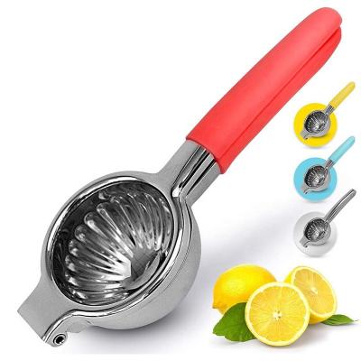 China Handle Juice Food Grade Stainless Steel Hole Juicer Easy Handling Non-Slip Maker for sale