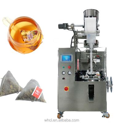 China Food Fuso Automatic Herbal Small Flower Pyramaid Triangle Tea Bag Nylon Silk Inner Packing Machine for sale