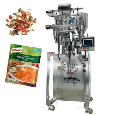 China Instant Dry Seaweed Flavor Food Vegetable Soup Mix Granule Sachet Packing Machine for sale