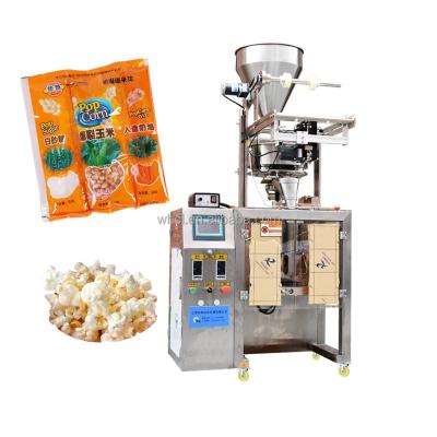 China Hot Food Packets 3 in 1 Corn Grain Sugar Oil Popcorn Sachet Bag Packing Machine for sale