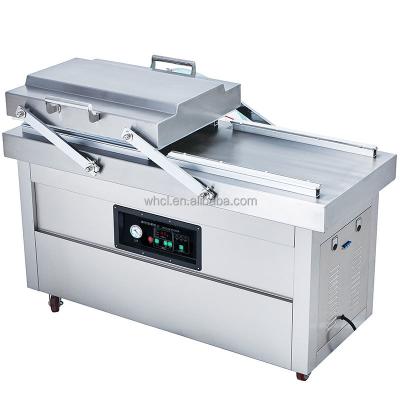 China Double Chamber Food Flat Packer Vacuum Sealer Sealing Machine for sale