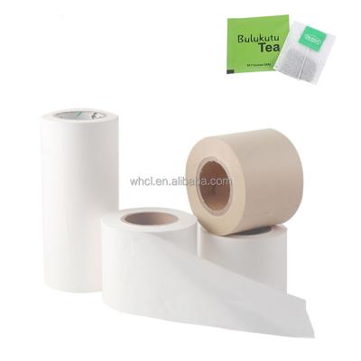 China Hot Tea Pack Seal 125mm 160mm Food Grade Packaging Material Tea Bag Filter Paper Roll Cup Coffee Paper Filter for sale