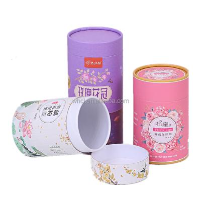 China Recyclable Customized Candy Snack Tea Gift Paper Jar Cone Cylinder Cardboard Tube for sale