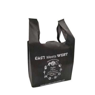 China Vest Bag New Design Recyclable Nonwoven Nonwoven Shopping Bags Invest Bags For Shopping for sale