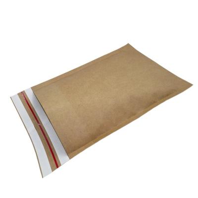 China Tear-proof& Eco Friendly Waterproof Brown Kraft Paper Mailer Craft Wraps Clothing Shipping Packaging Mailing Bags For Delivery for sale