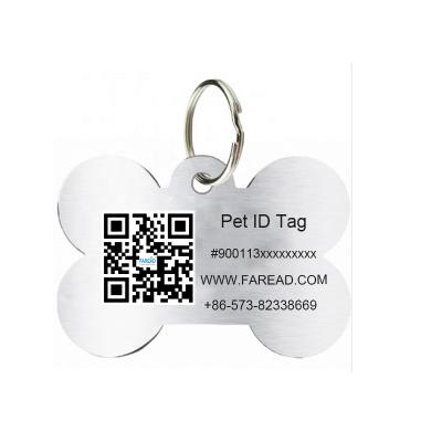 China Round Barcode, QR Code Customized Dog Pet ID Animal Collar Tags Pet Name Tag for sale