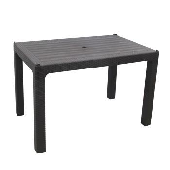 China Wood Plastic Composite Weather Resistant Outdoor Garden Patio Dining Table for sale