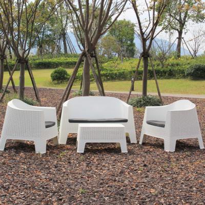 China Weather Supplier New Design Heavy Duty Luxury Rattan Wicker Garden Furniture Outdoor Relax Sofa Set for sale