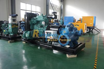 China High vacuum 3000rpm speed diesel engine driven water pumps for water drainage for sale