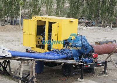 China 8 Inch lift 15m diesel powered water pumps , 480m3/h trailer water pump for sale