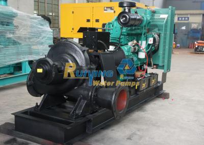 China 14 Inch diesel dewatering pumps 1200m3/h flow , 15m lift industrial centrifugal pump for sale