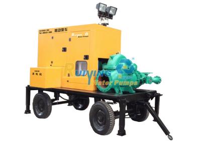 China 16 Inch 22m lift diesel powered water pumps 2000m3/h flow emergency drainage for sale